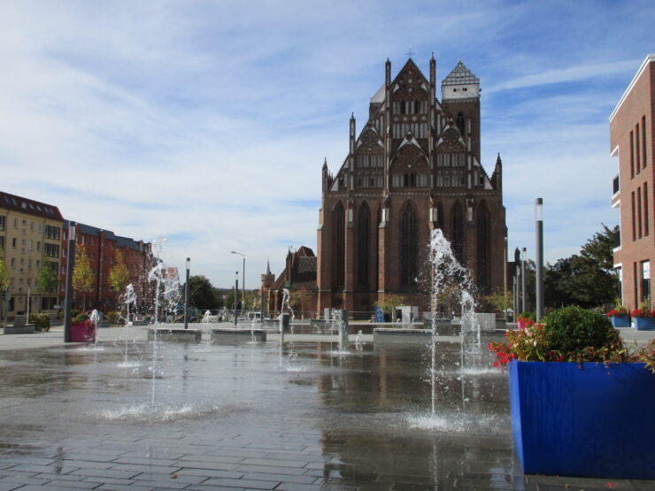 Marienkirche Prenzlau und Marktberg, Foto: Anet Hoppe