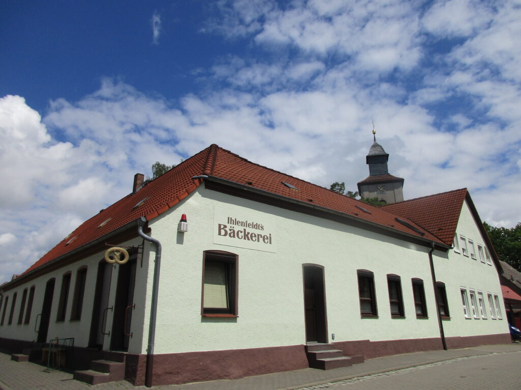 Ihlenfeldts Bäckerei Fürstenwerder Aussenansicht, Foto: Anet Hoppe