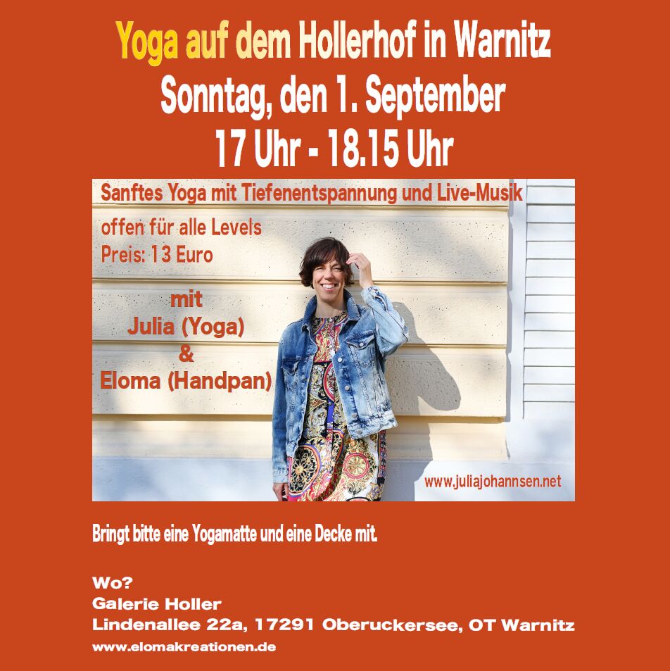 Yoga auf dem Hollerhof, Foto: Andrea Eloma Speer